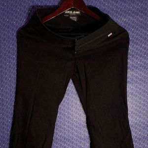 Guess black flared leg dress pants - Size 28
